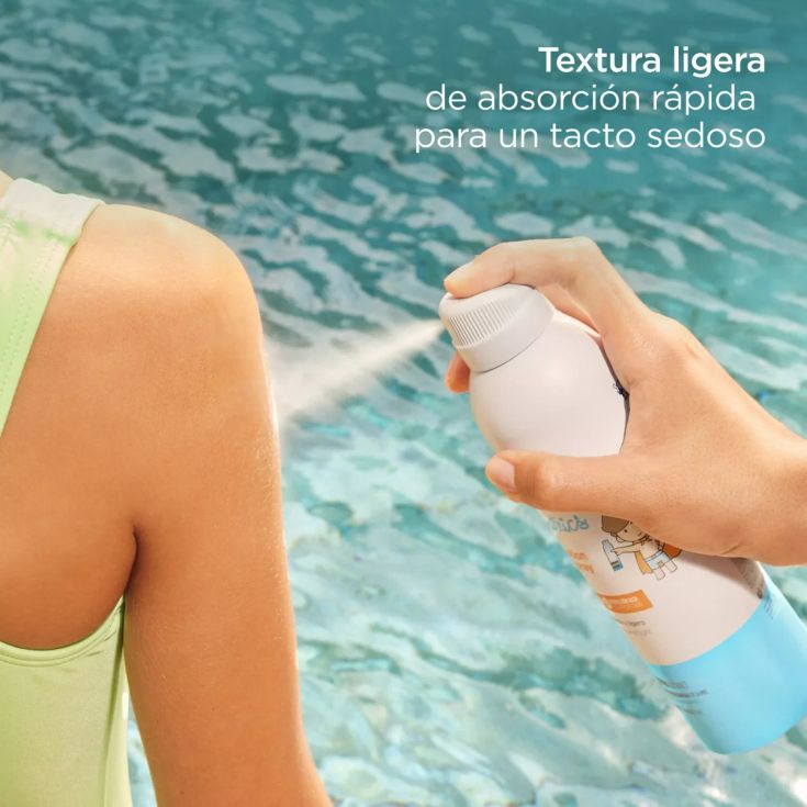 isdin pediatrics transparent spray wet skin spf50 250ml