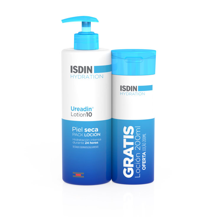 isdin ureadin 10 locion corporal piel seca 400ml + 200ml gratis