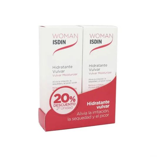 isdin woman hidratante vulvar pack 20% 2ª unidad