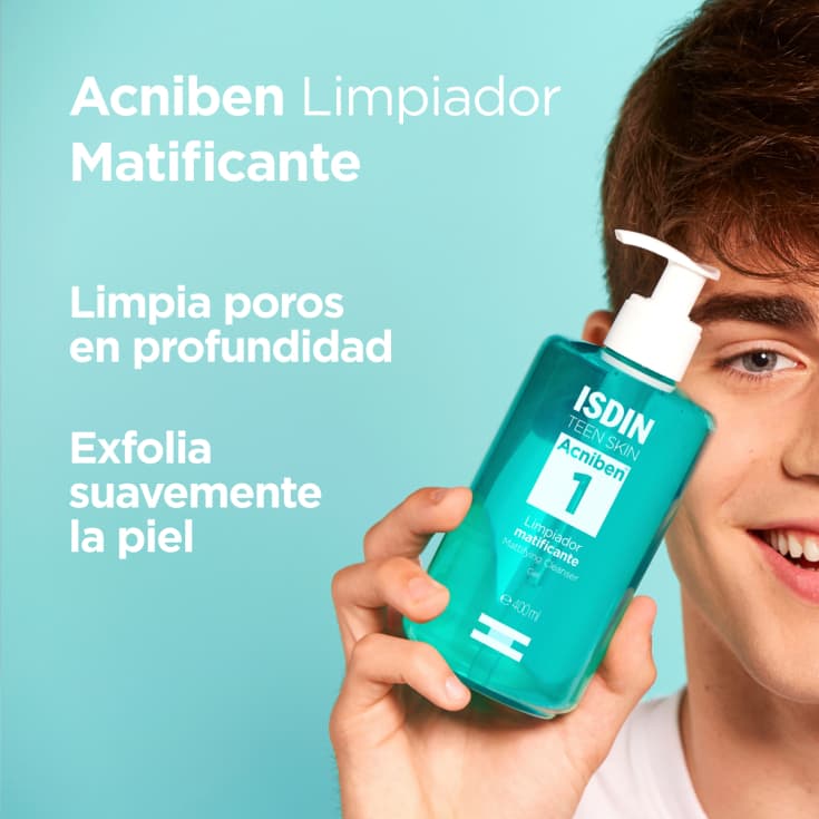 isdin acniben gel limpiador matificante 400ml