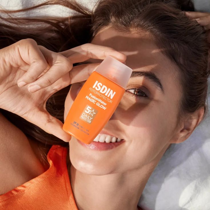 isdin fusion water magic glow spf30 50ml