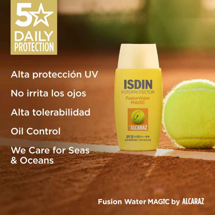 fusion water magic by alcaraz spf50 50ml