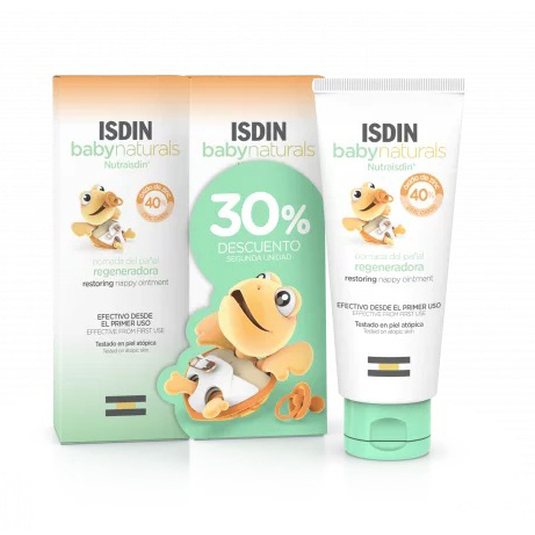 isdin babynaturals zn40 pomada pañal duplo 2x100ml