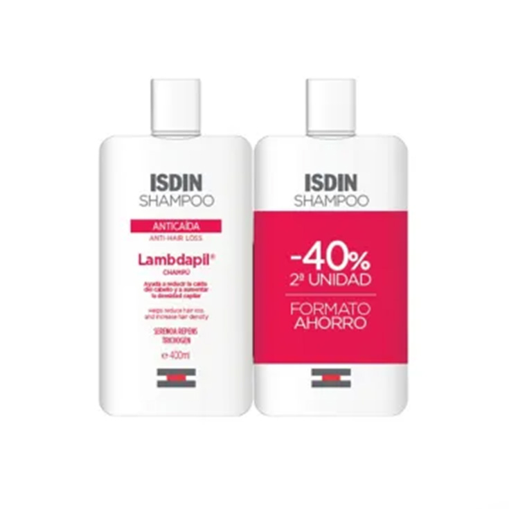 isdin lambdapil champu anticaida 400 ml 2ª unidad al 40% isdin lambdapil champu anticaida 400 ml 2ª unidad al 40%