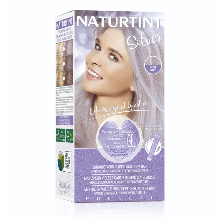 naturtint hair color silver coloracion permanente 170ml