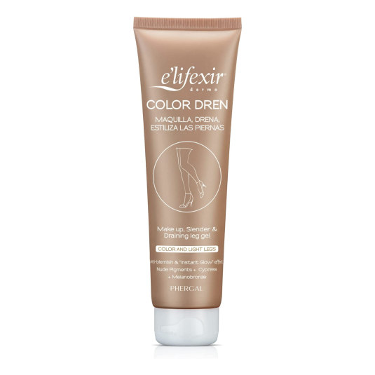 elifexir dermo color dren gel maquillaje drenante para piernas 150ml