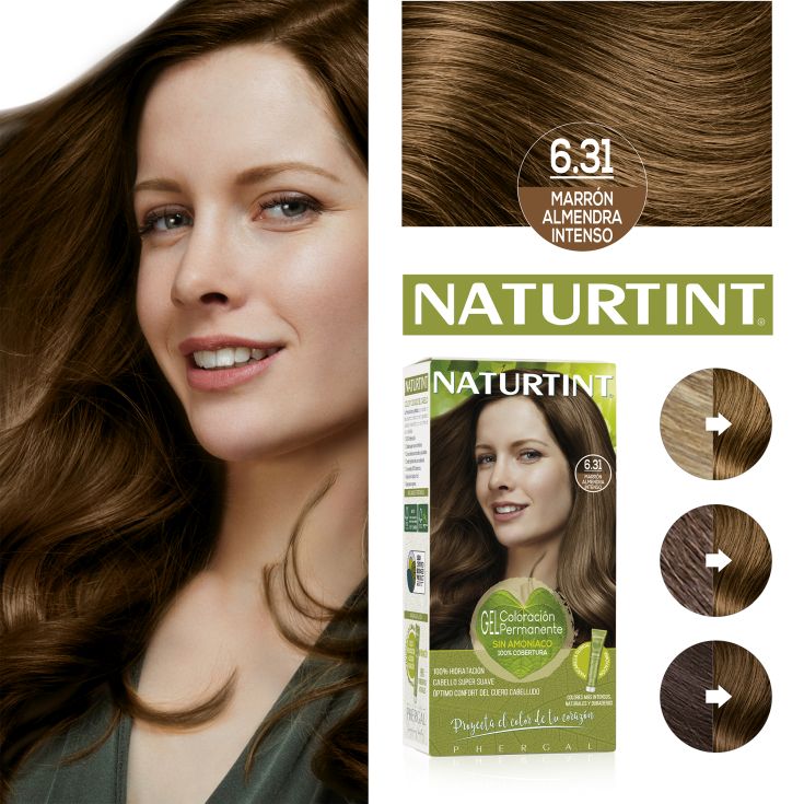 naturtint tinte permamente 6.31 marron almendra intenso