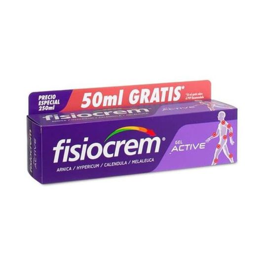 fisiocrem gel active 200ml + 50ml