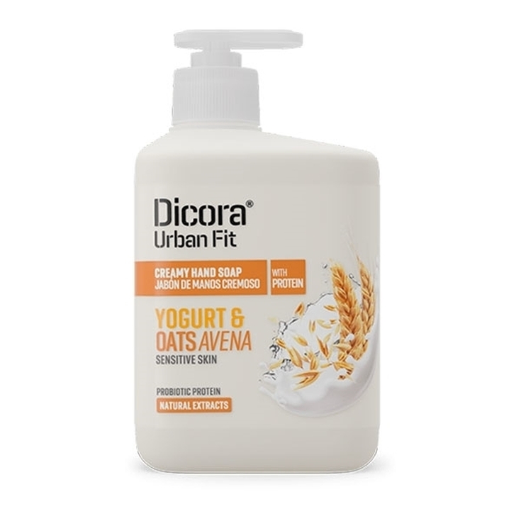 dicora jabon de manos yogurt-avena dosificador 500ml dicora jabon de manos yogurt-avena dosificador 500ml