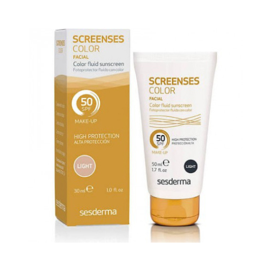 sesderma screenses fotoportector facial fluido con color brown spf50 sesderma screenses fotoportector facial fluido con color brown spf50