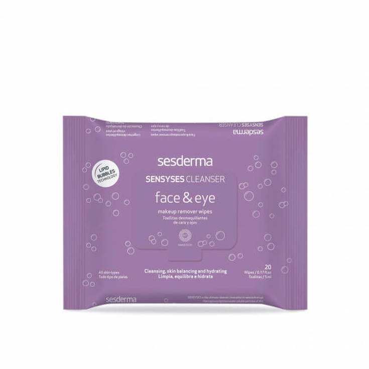 sesderma sensyses cleanser face & eyes wipes toallitas faciales limpiadotas 20uds sesderma sensyses cleanser face & eyes wipes toallitas faciales limpiadotas 20uds