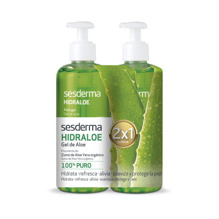 sesderma gel de aloe vera duplo 2x250ml