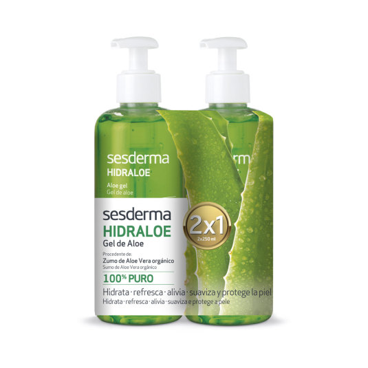 sesderma gel de aloe vera duplo 2x250ml