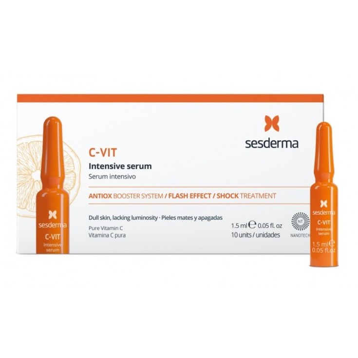 sesderma c vit intensive serum ampollas 10 ampollas 10x1,5ml sesderma c vit intensive serum ampollas 10 ampollas 10x1,5ml