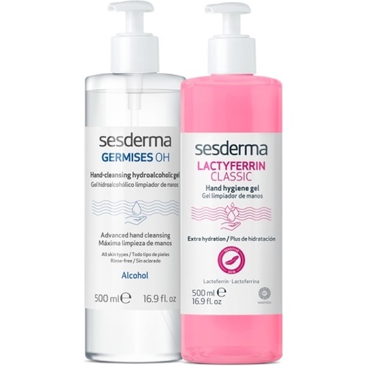 sesderma pack lactyferrin 500ml + germises oh 500ml regalo