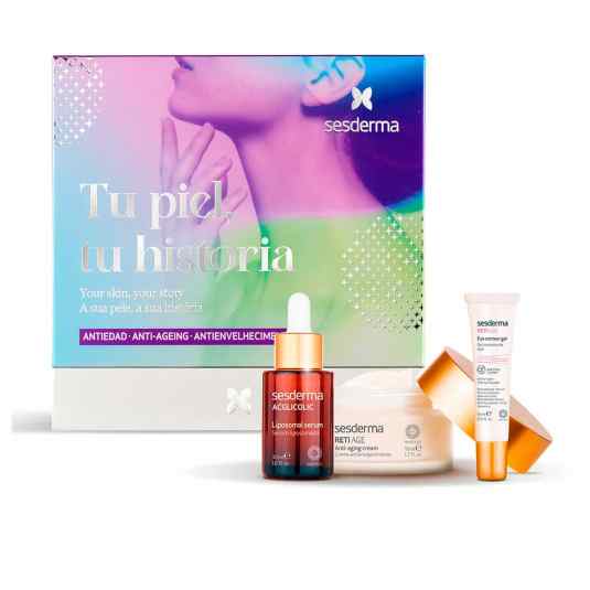 sesderma antiedad acglicolic + retiage set 3 piezas