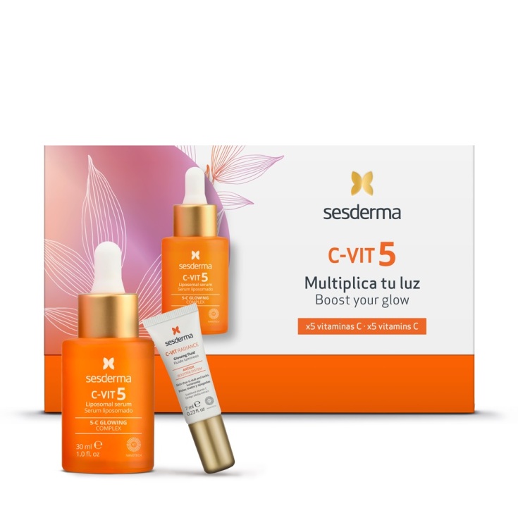 sesdermac vit 5 vitaminas serum 30ml + set 2 piezas sesdermac vit 5 vitaminas serum 30ml + set 2 piezas