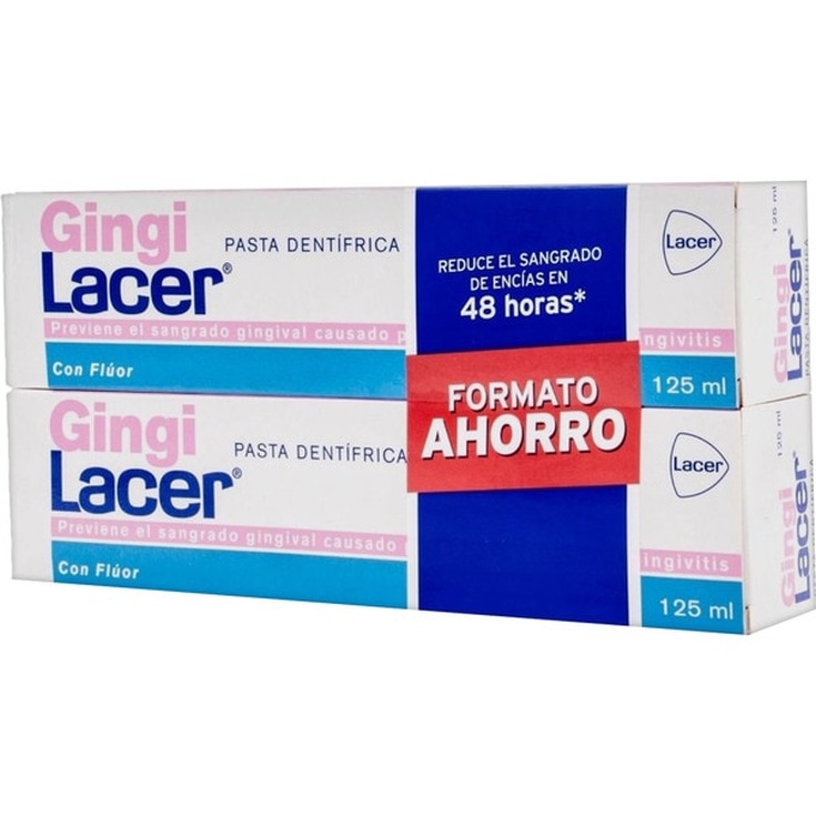 gingilacer pasta dental duplo 2x125ml gingilacer pasta dental duplo 2x125ml