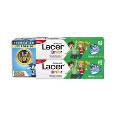 lacer gel junior menta 75ml duplo+figura batman