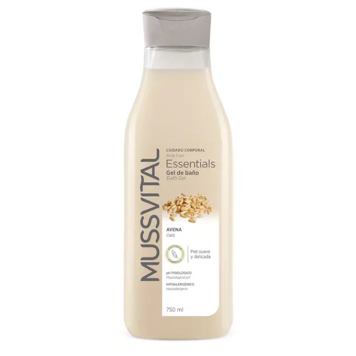 mussvital essen gel baño avena 750ml