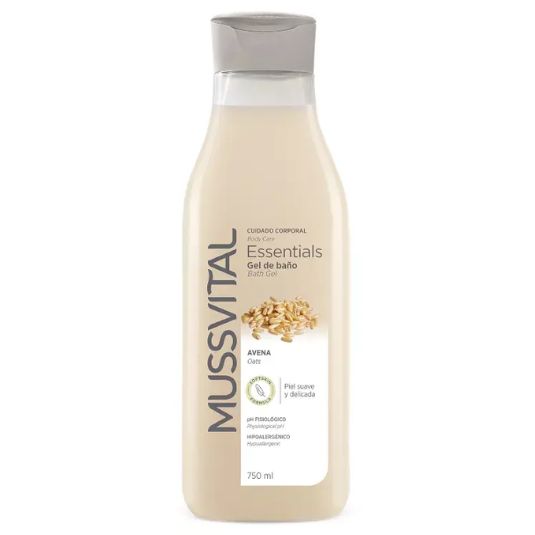 mussvital essen gel baño avena 750ml