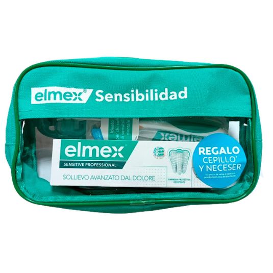 elmex sensibilidad neceser cepillo+pasta