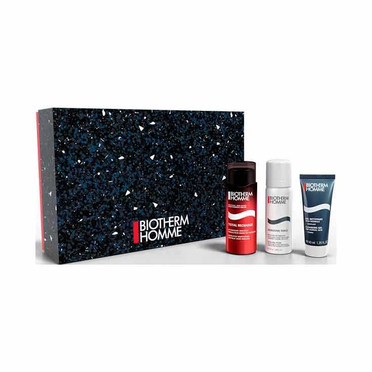 biotherm homme total rechargue gel set regalo 3 piezas biotherm homme total rechargue gel set regalo 3 piezas