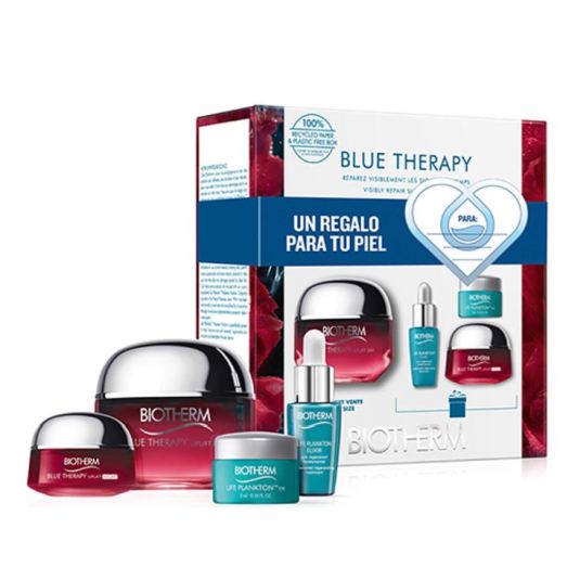 biotherm blue therapy red algae uplift crema 50ml set 4 piezas biotherm blue therapy red algae uplift crema 50ml set 4 piezas