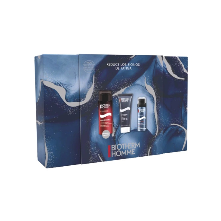 biotherm homme total recharge care 50ml set 3 piezas biotherm homme total recharge care 50ml set 3 piezas