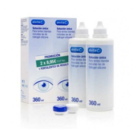 alvita solucion unica a.h. 2x360ml