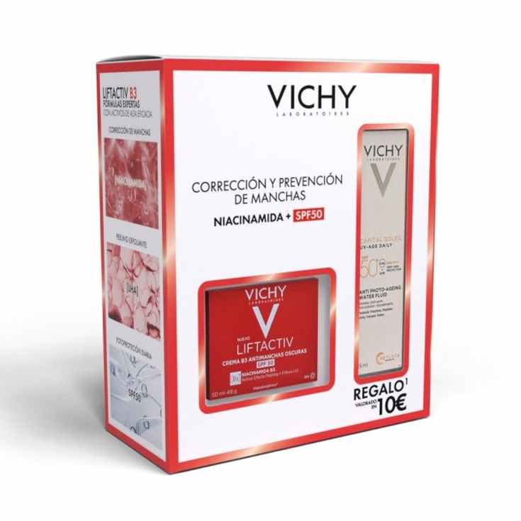 vichy liftactiv b3 crema spf50 50ml set 2 piezas