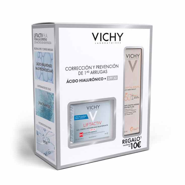 vichy liftactiv h.a. crema spf30 50ml set 2 piezas