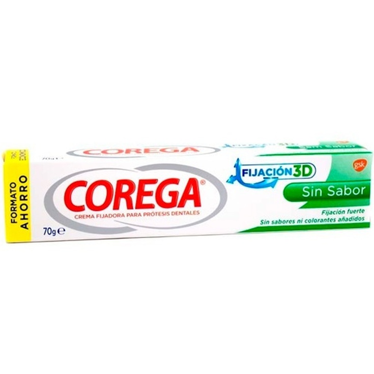 corega sin sabor crema fijadora para protesis 70gr