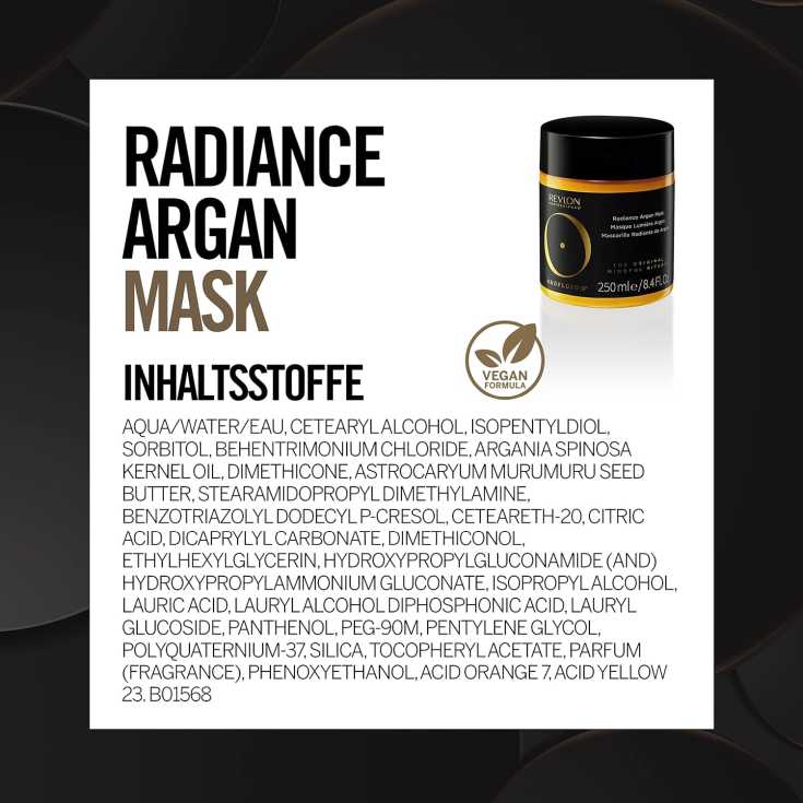 orofluido original mascarilla radiante acete de argan 250ml