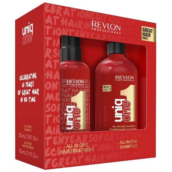 revlon uniq one 150ml + champu 230ml revlon uniq one 150ml + champu 230ml