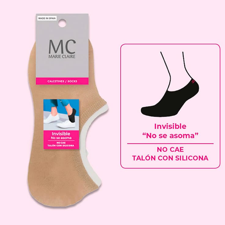 marie claire calcetin invisible beige marie claire calcetin invisible beige