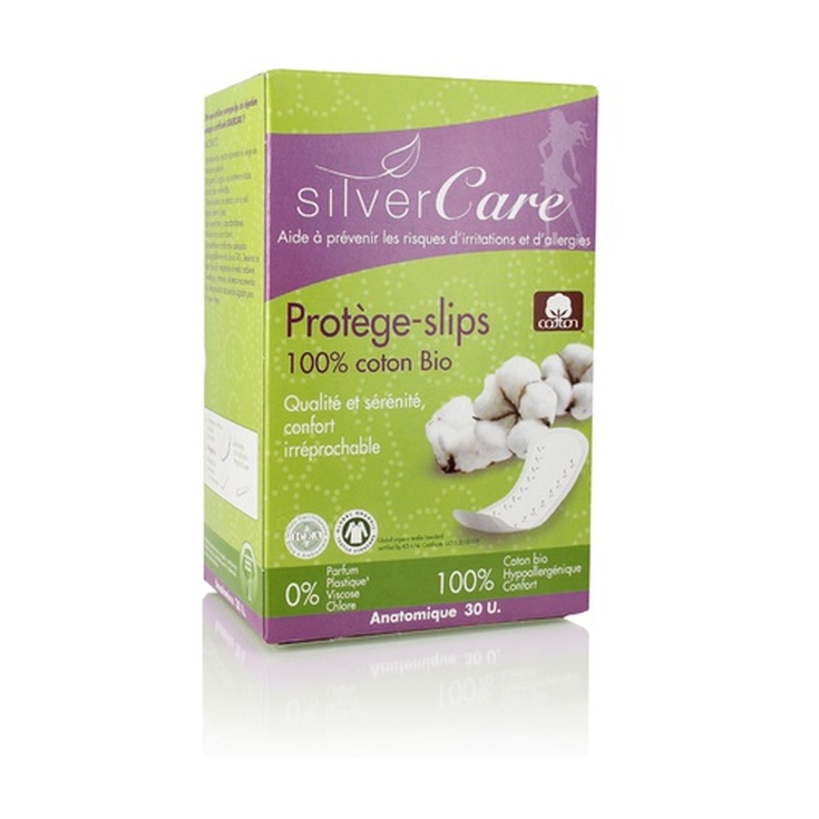silvercare protegeslips algodon bio 30uds silvercare protegeslips algodon bio 30uds