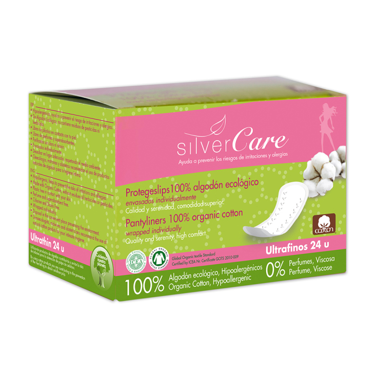 silvercare protegeslips ultrafinos algodon bio 24uds silvercare protegeslips ultrafinos algodon bio 24uds