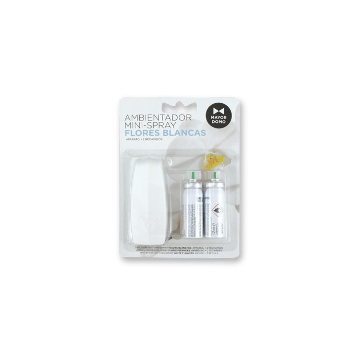 mayordomo ambientador mini-spray flores blancas 2 x12 ml mayordomo ambientador mini-spray flores blancas 2 x12 ml