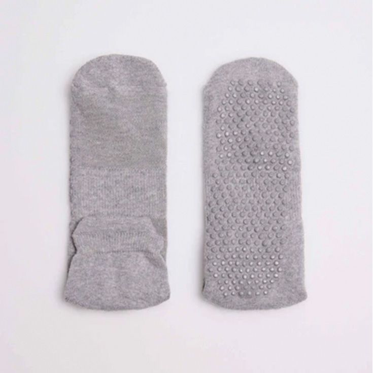 ysabel mora calcetines yoga y pilates algodón gris