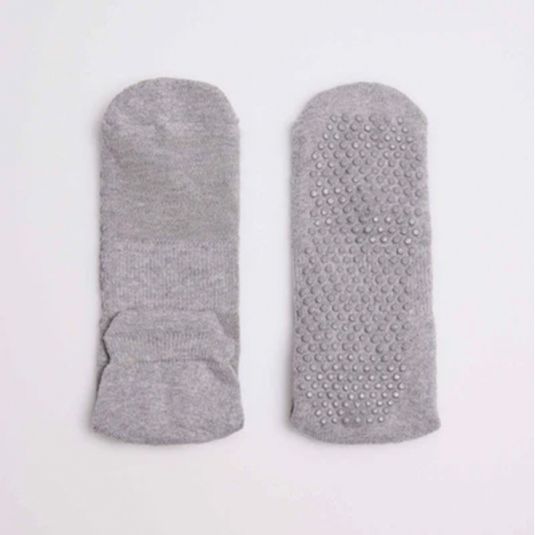 ysabel mora calcetines yoga y pilates algodón gris