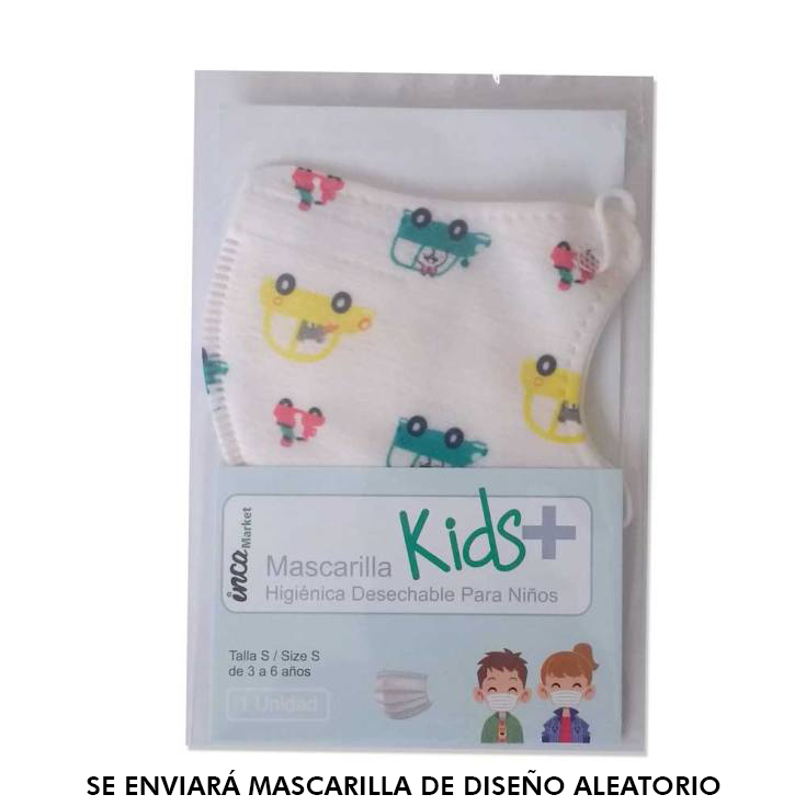 mascarilla higienica desechable infantil decorada blister 1 unidad mascarilla higienica desechable infantil decorada blister 1 unidad