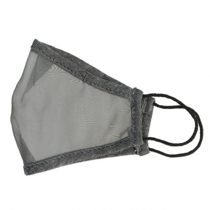 mascarilla higienica reutilizable transparente viroblock gris mascarilla higienica reutilizable transparente viroblock gris