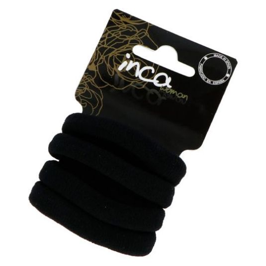 inca goma acrilica grande negro 4und.
