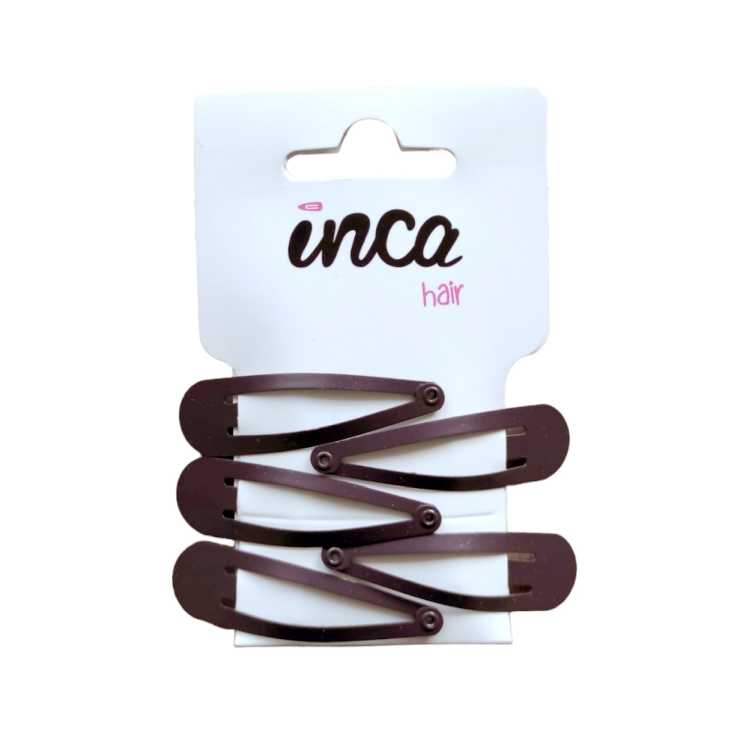 pack de 5 clips de color marron para el pelo pack de 5 clips de color marron para el pelo