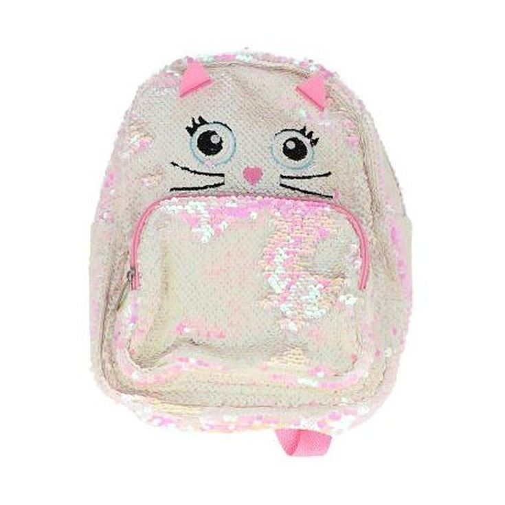 mochila infantil lentejuelas gatito mochila infantil lentejuelas gatito