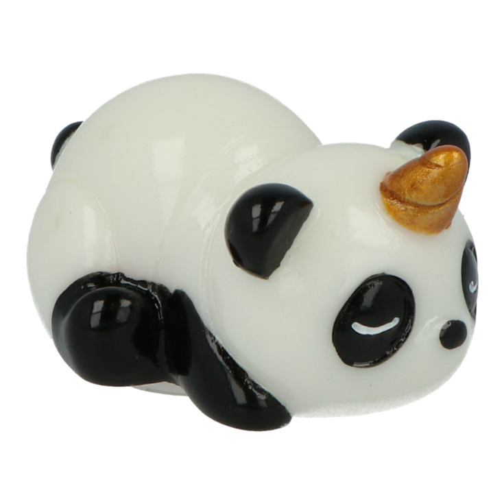 brillo de labios infantil panda-cornio 3d