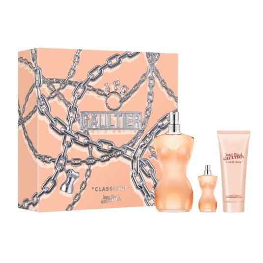 jean paul gaultier classique eau de toilette 100ml cofre 3 piezas jean paul gaultier classique eau de toilette 100ml cofre 3 piezas