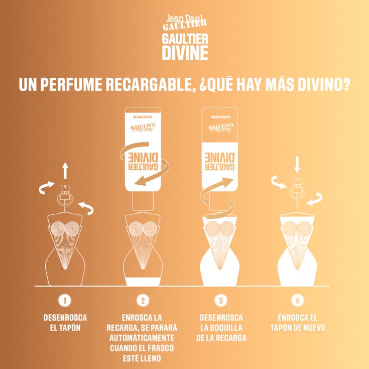 gaultier divine eau de parfum recarga 200ml