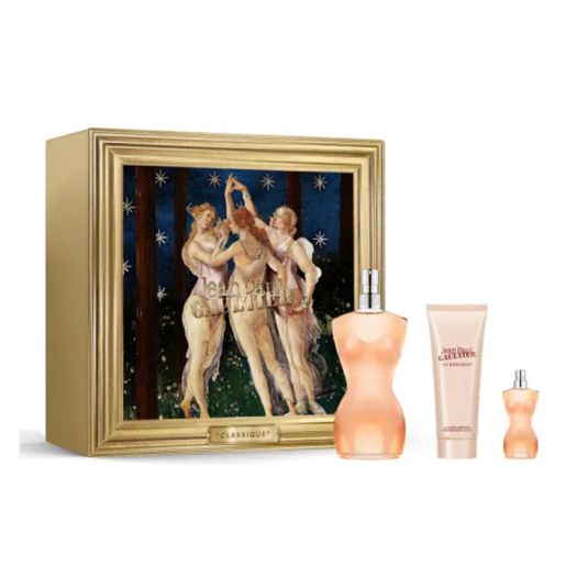 gaultier classique eau de toilette 100ml cofre 3 piezas